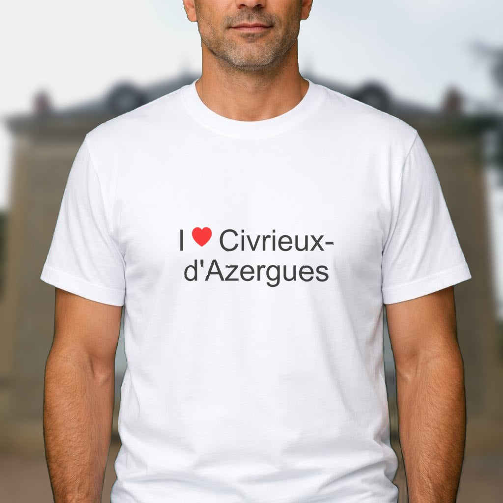 T-shirt I love civrieux-d'azergues