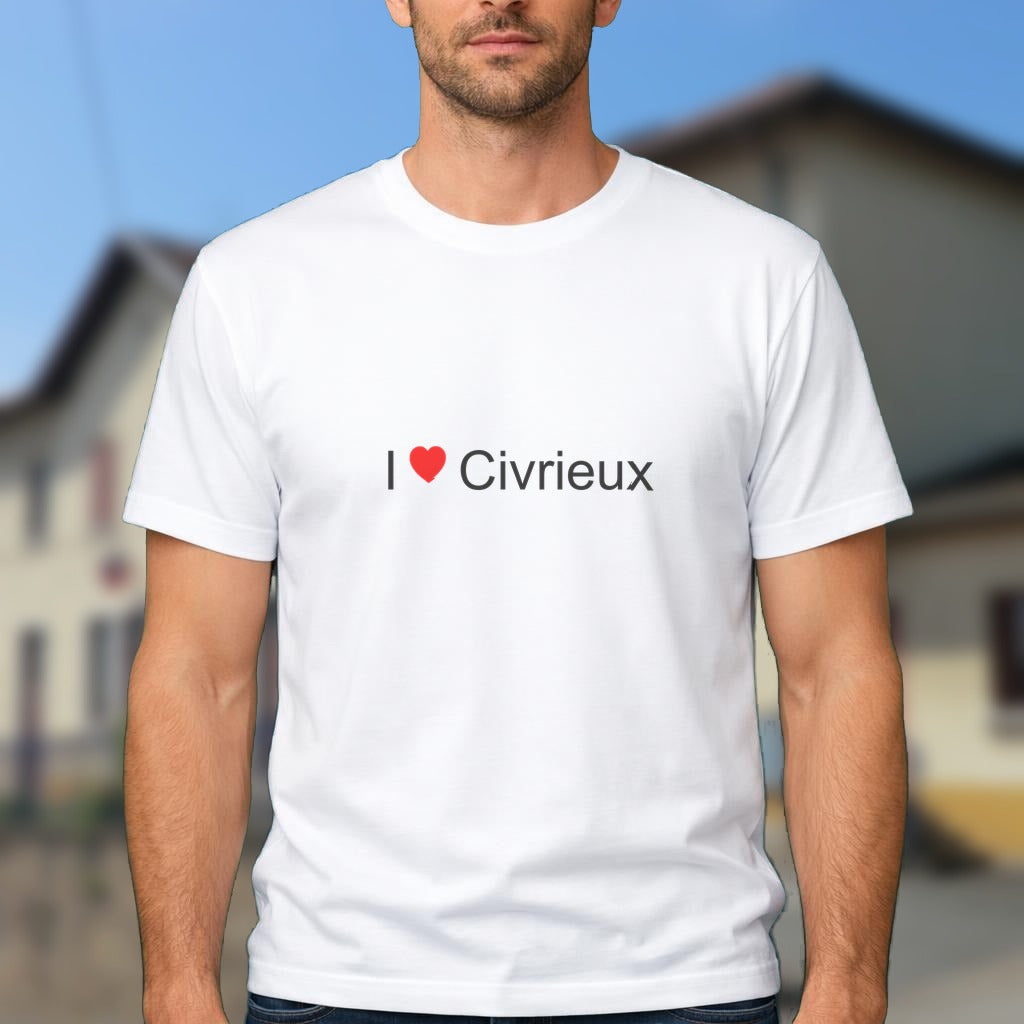 T-shirt I love civrieux