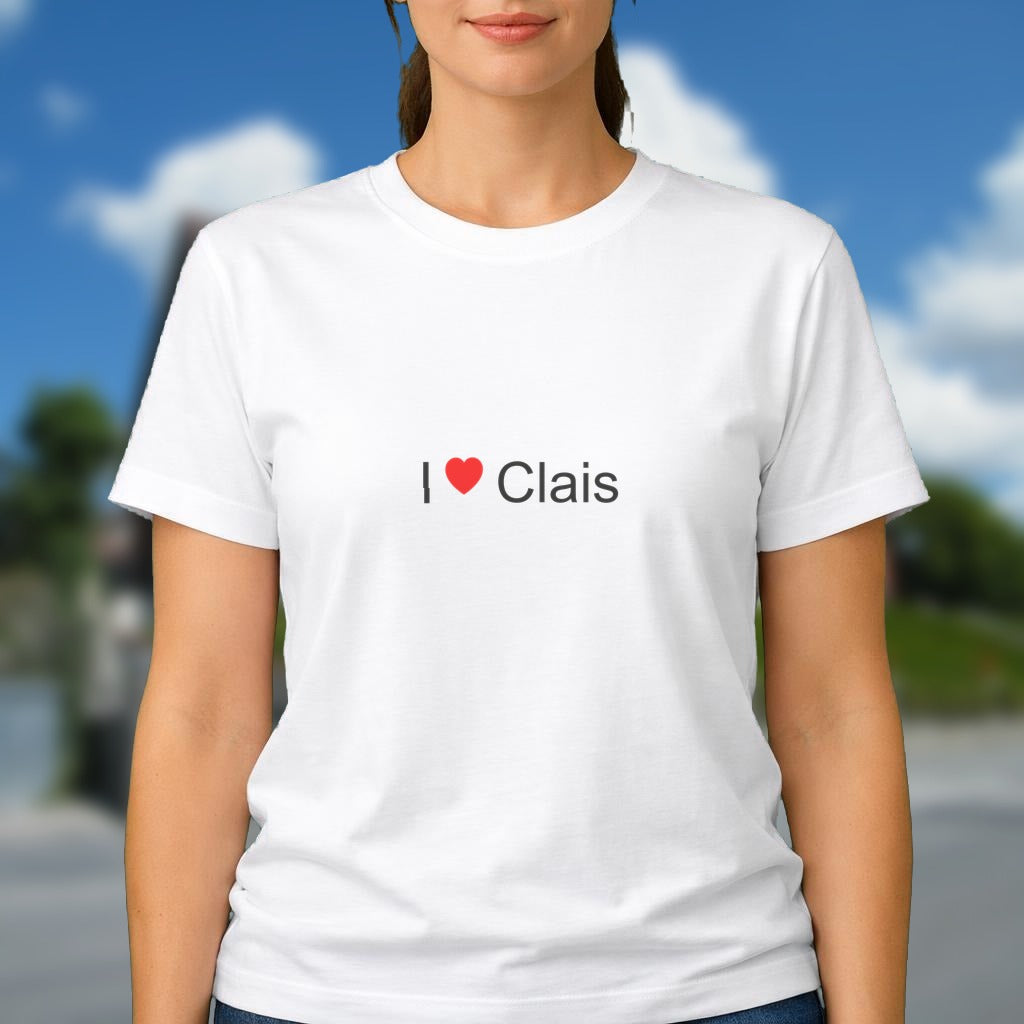 T-shirt I love clais