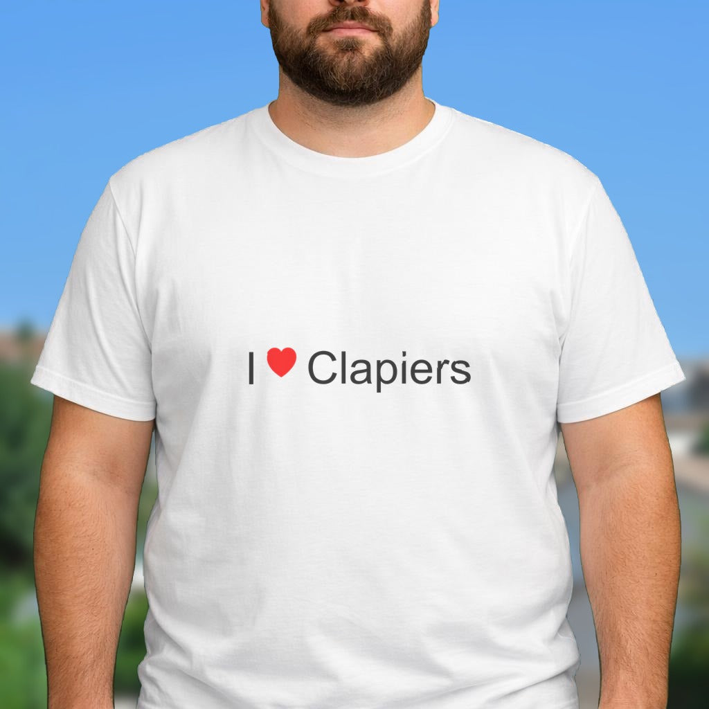T-shirt I love clapiers