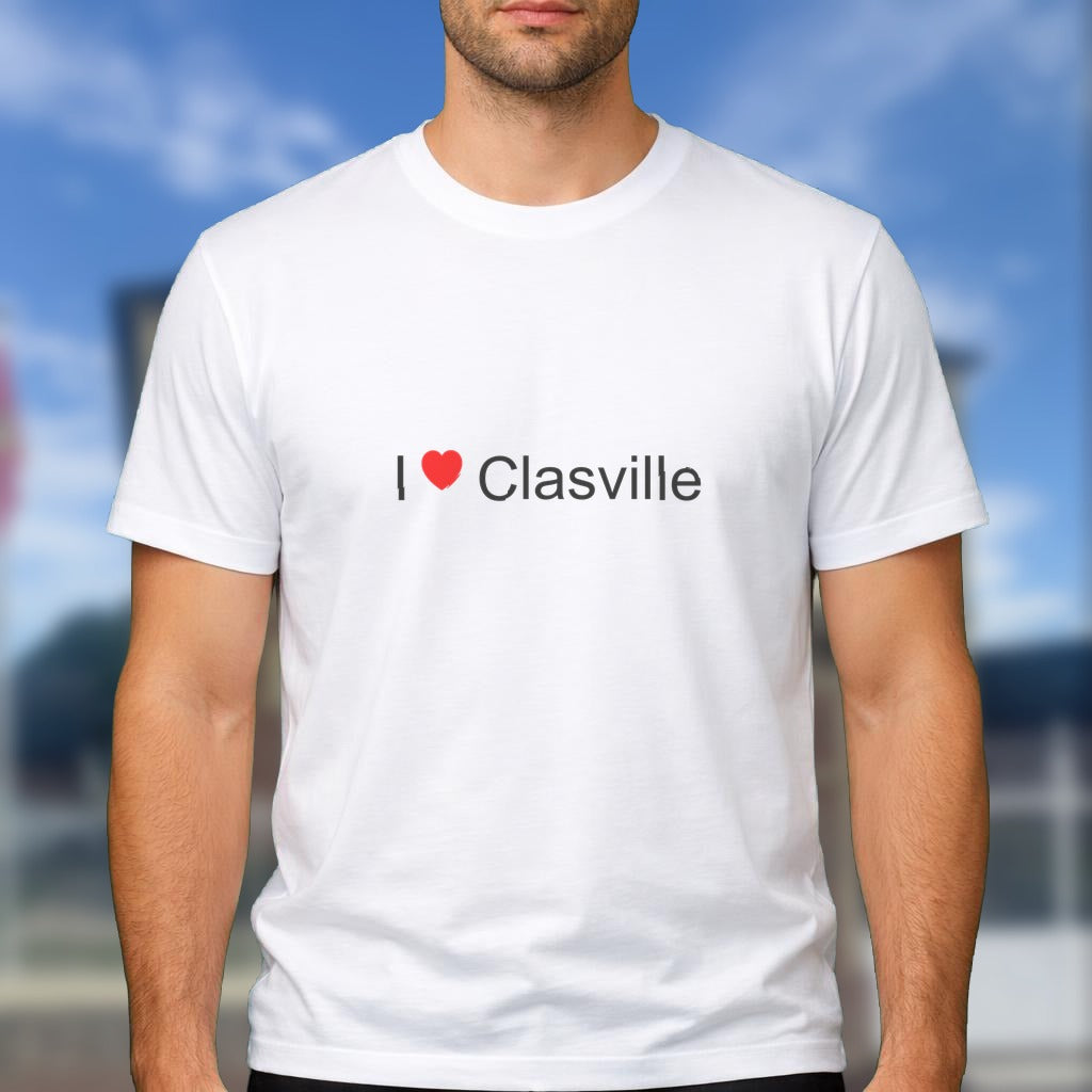 T-shirt I love clasville