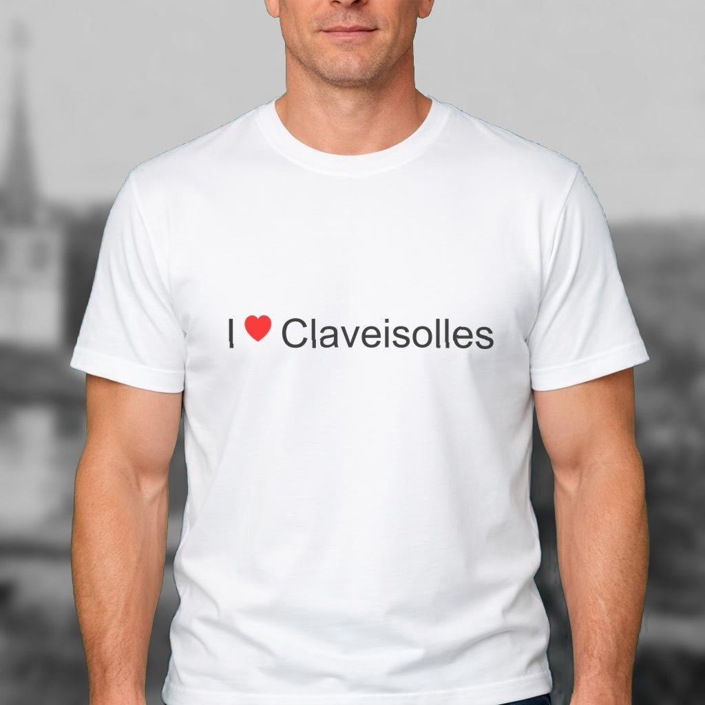 T-shirt I love claveisolles