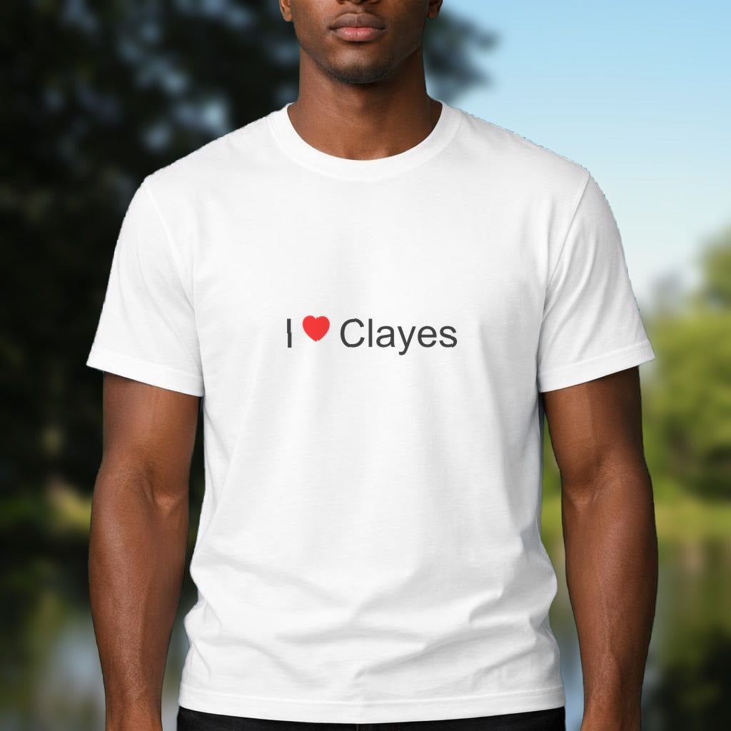 T-shirt I love clayes