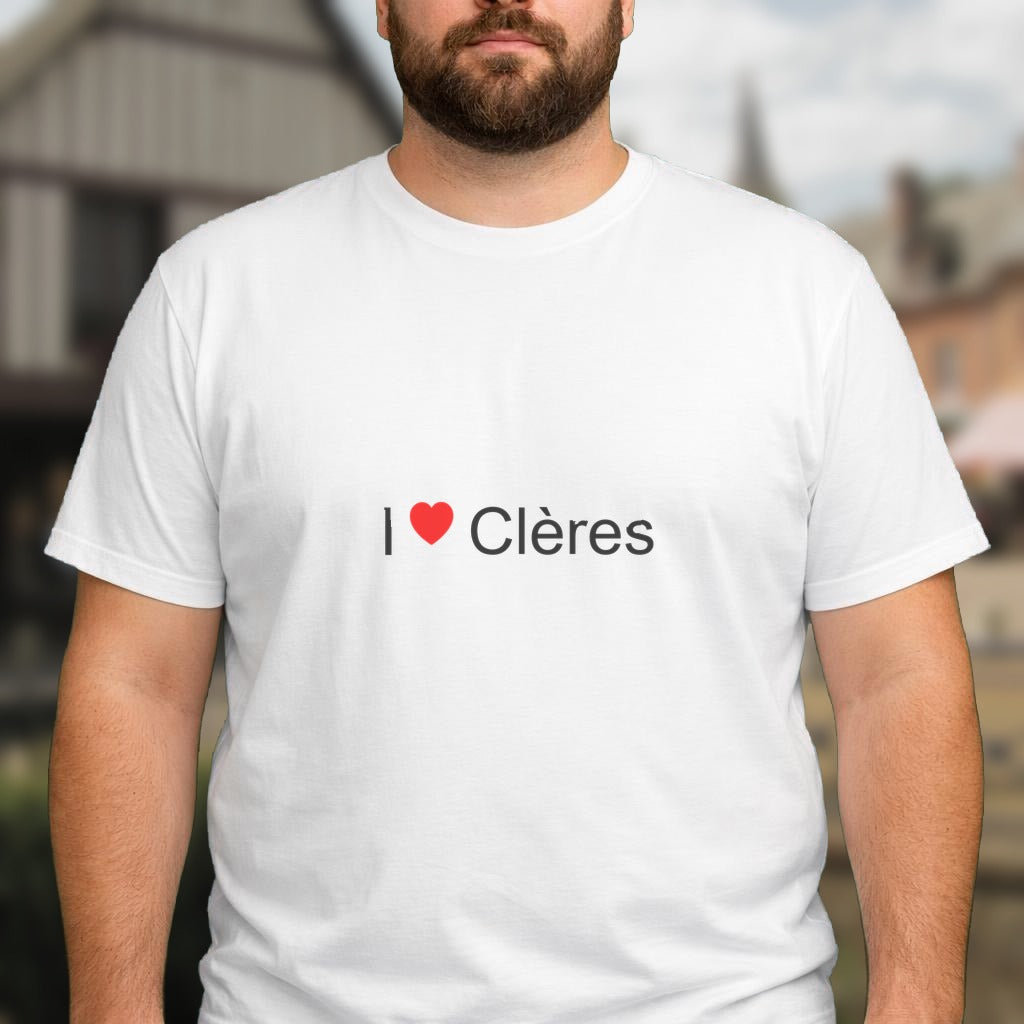 T-shirt I love clères