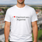 T-shirt I love clermont-en-argonne