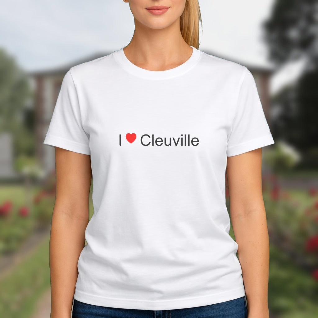 T-shirt I love cleuville