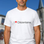T-shirt I love clézentaine