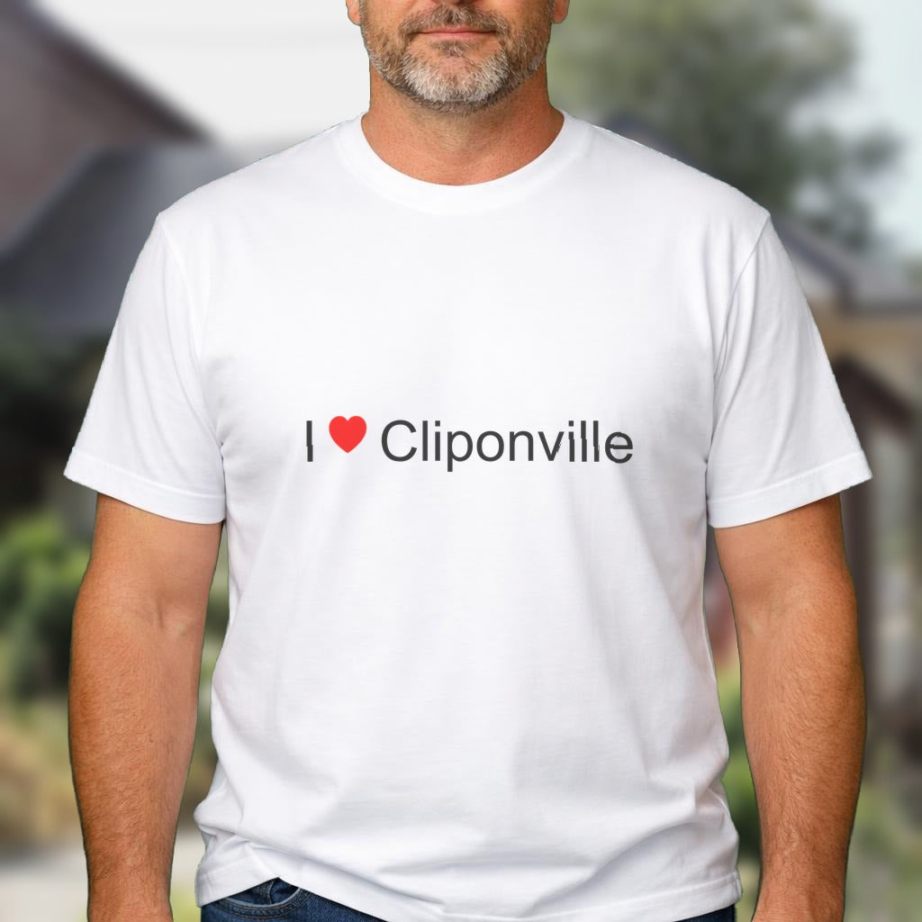 T-shirt I love cliponville