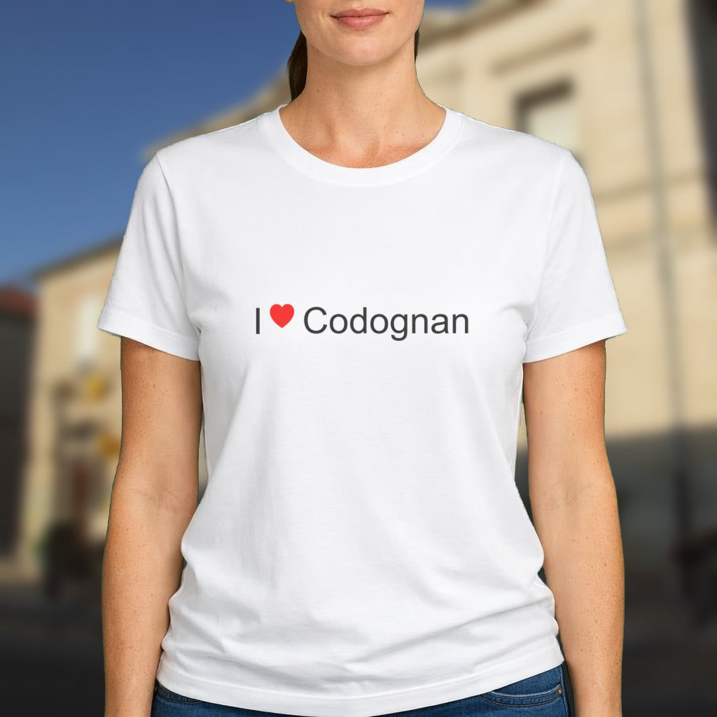 T-shirt I love codognan