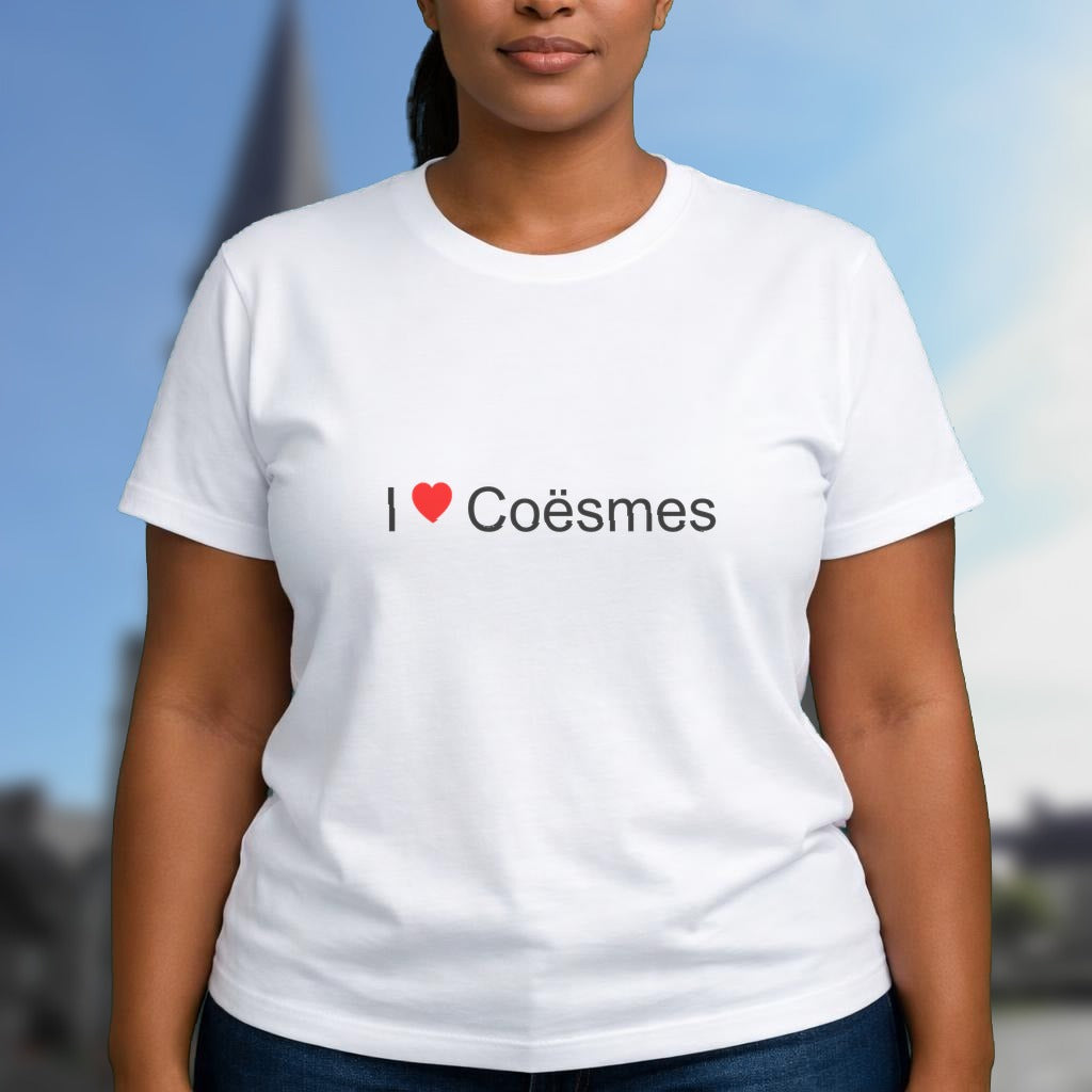 T-shirt I love coësmes