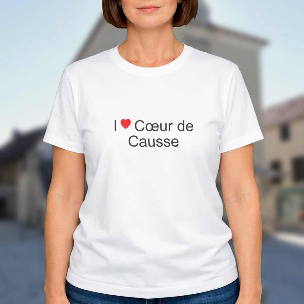 T-shirt I love cœur de causse