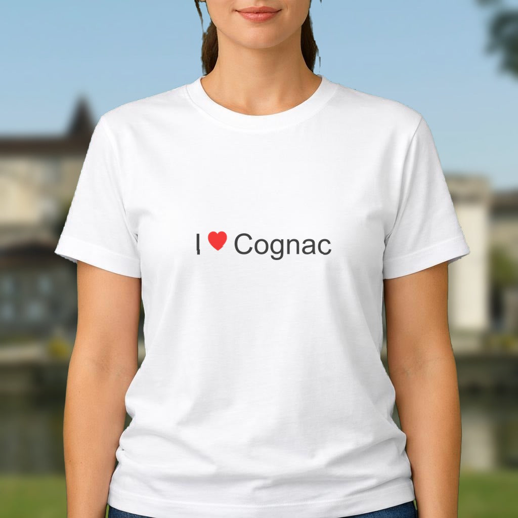 T-shirt I love cognac