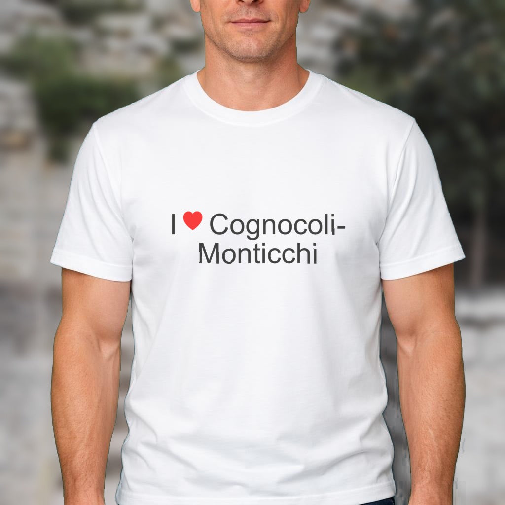 T-shirt I love cognocoli-monticchi