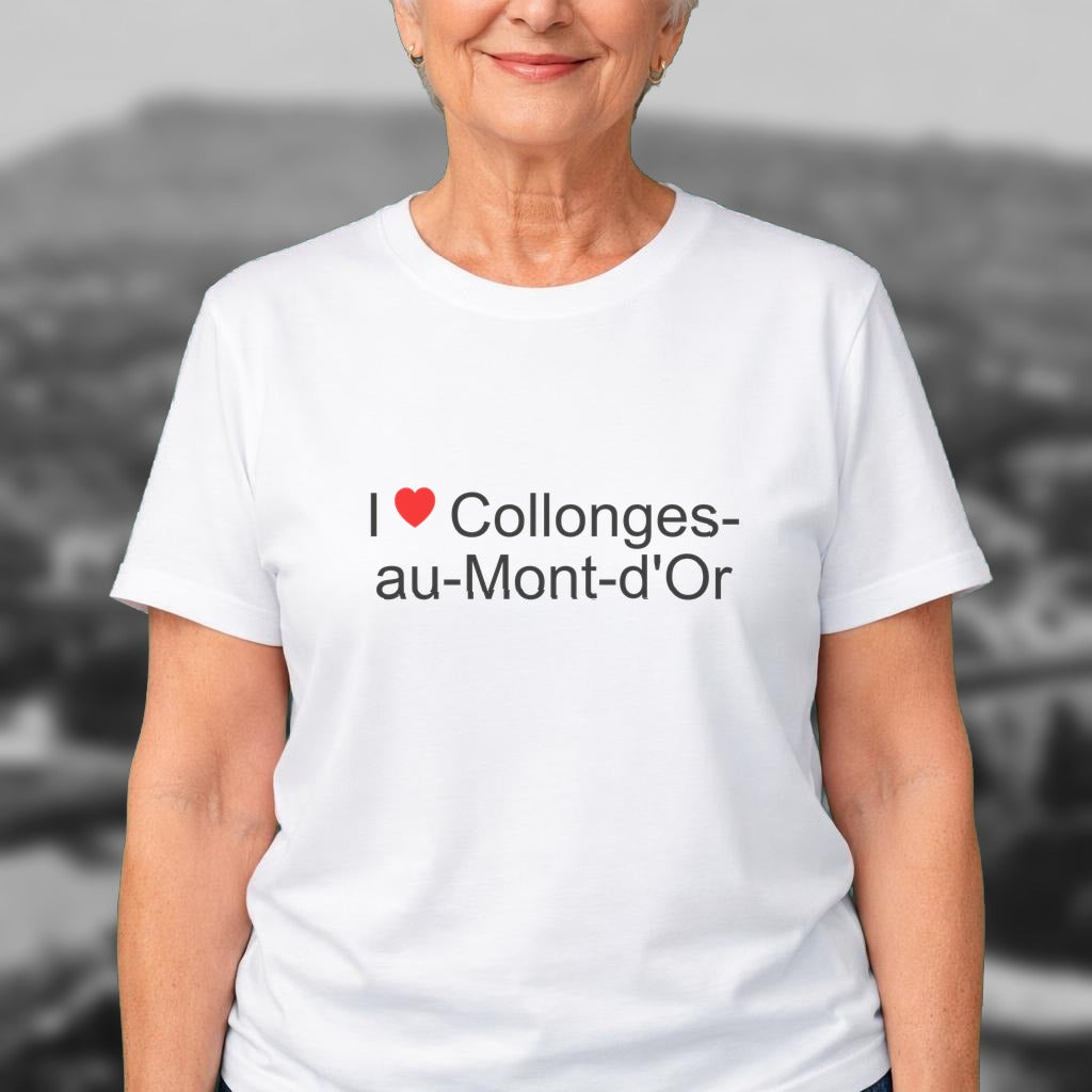 T-shirt I love collonges-au-mont-d'or