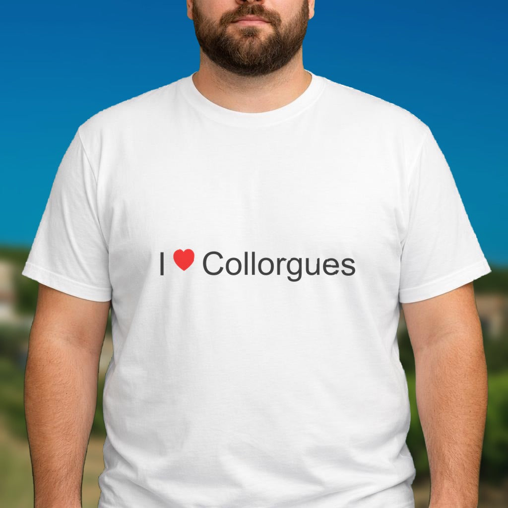 T-shirt I love collorgues