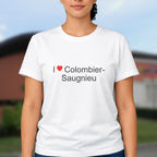 T-shirt I love colombier-saugnieu