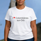 T-shirt I love colombières-sur-orb