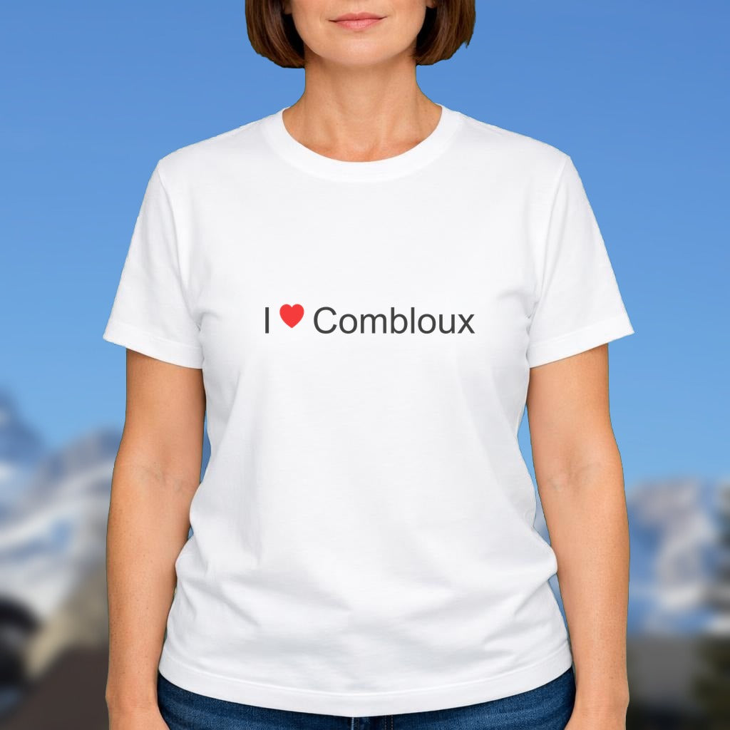 T-shirt I love combloux
