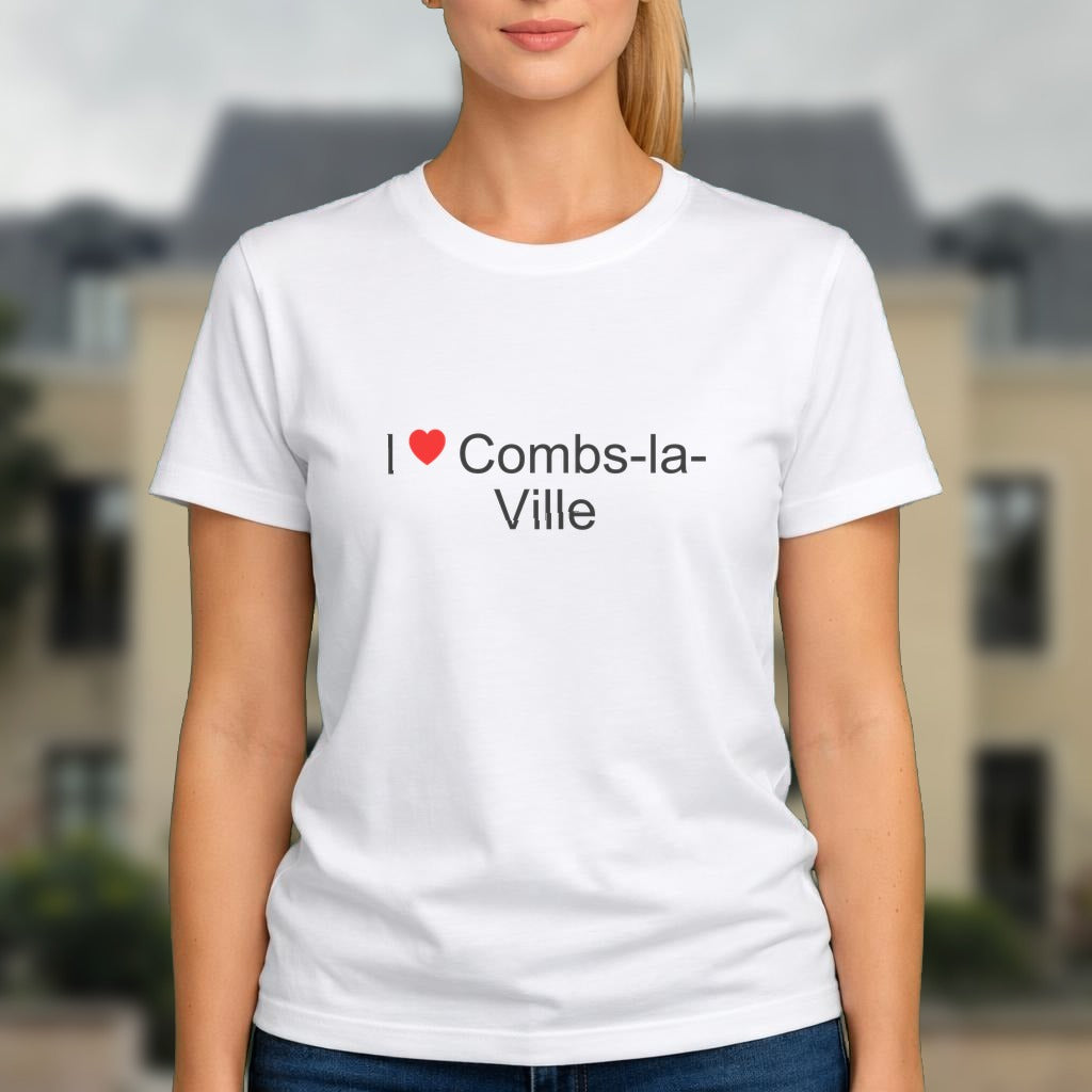 T-shirt I love combs-la-ville