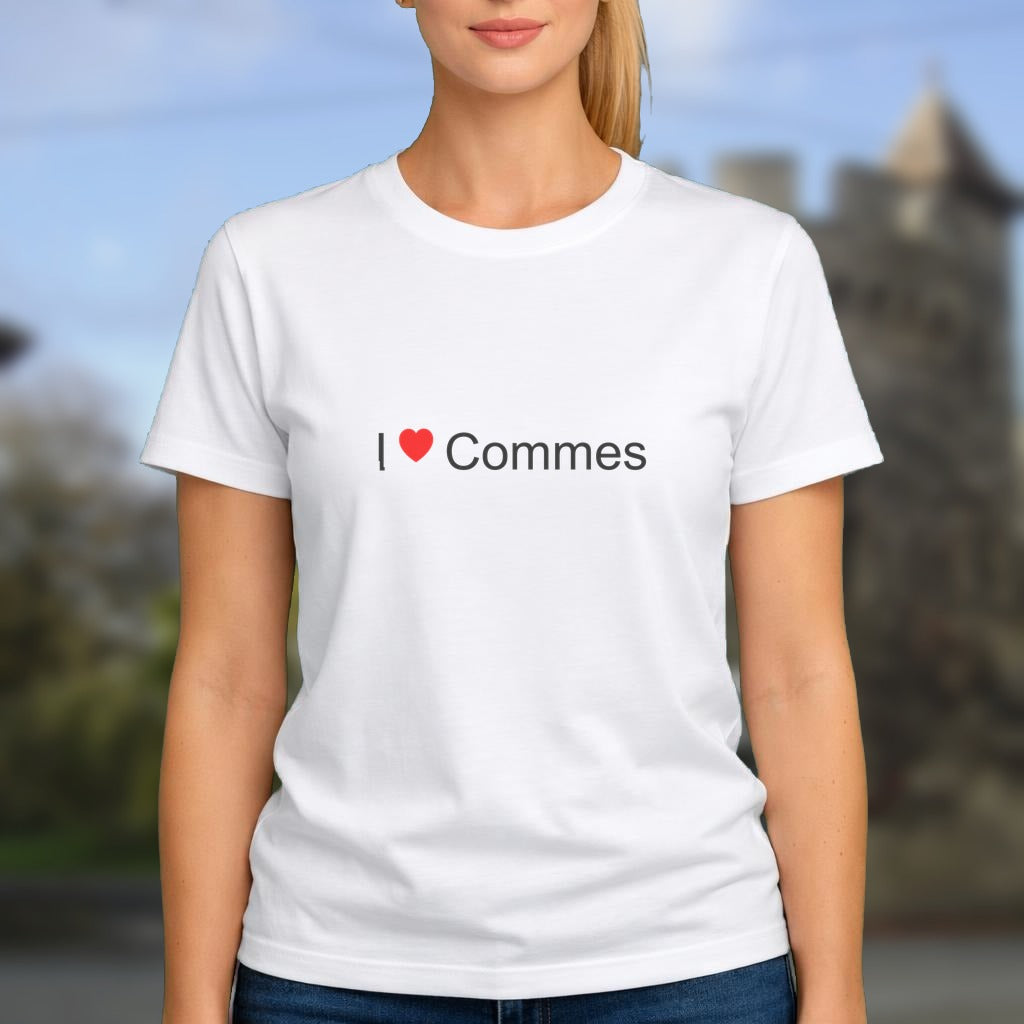 T-shirt I love commes