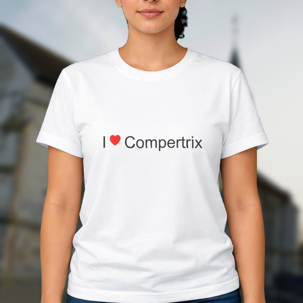 T-shirt I love compertrix