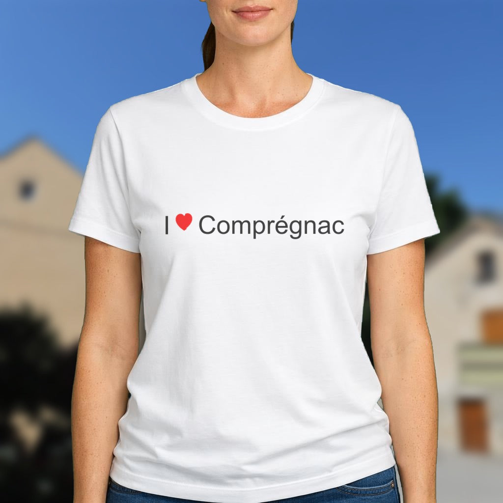 T-shirt I love comprégnac