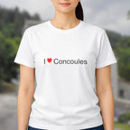 T-shirt I love concoules