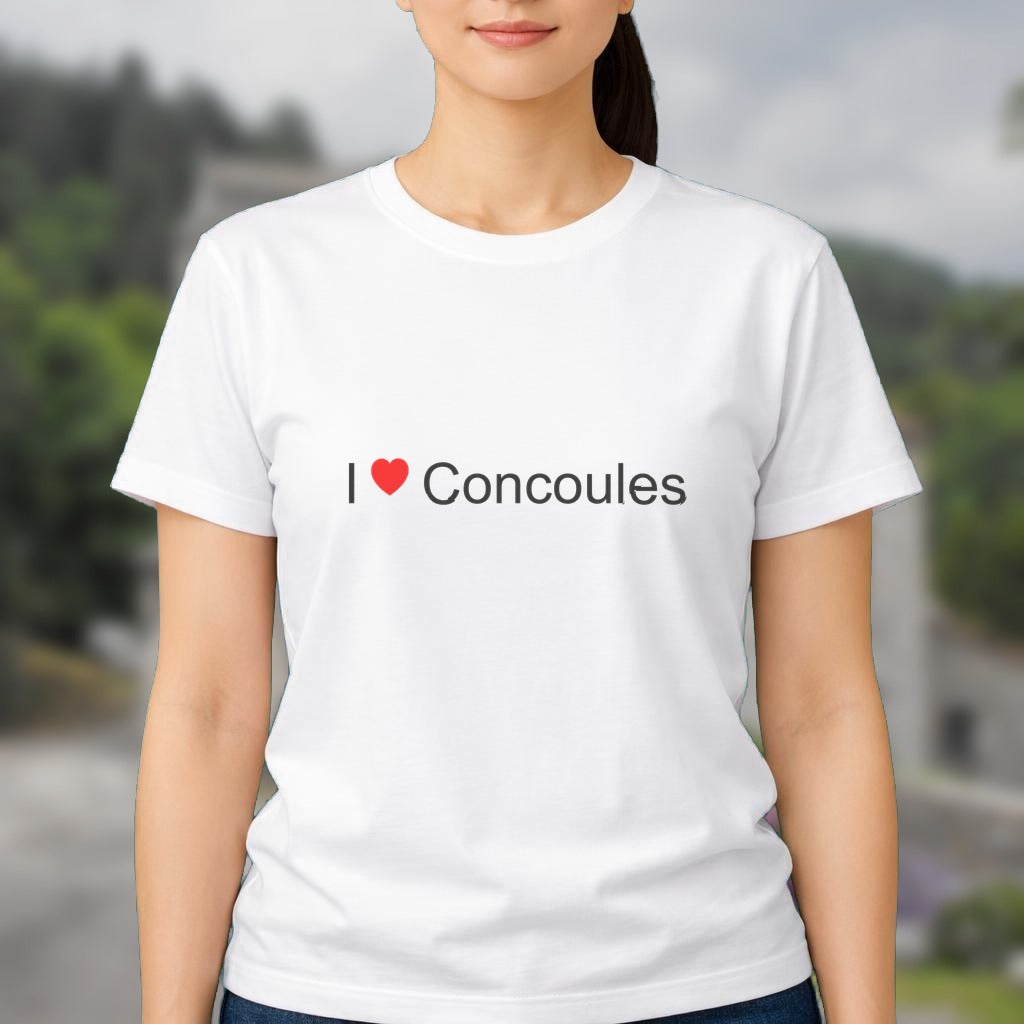 T-shirt I love concoules