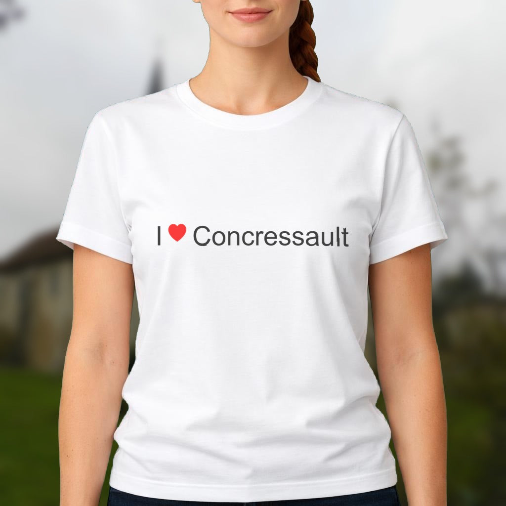 T-shirt I love concressault