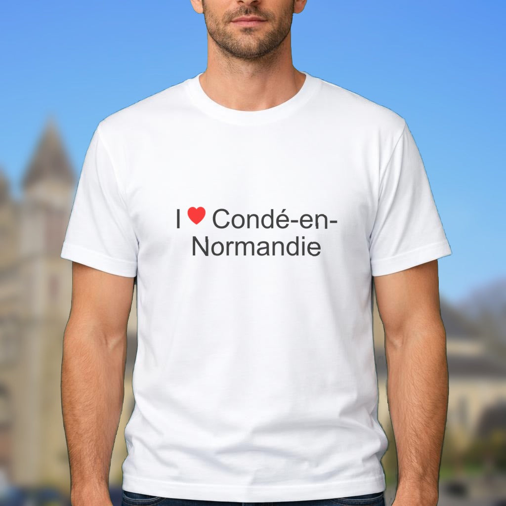 T-shirt I love condé-en-normandie