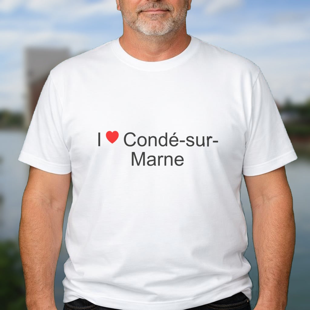 T-shirt I love condé-sur-marne