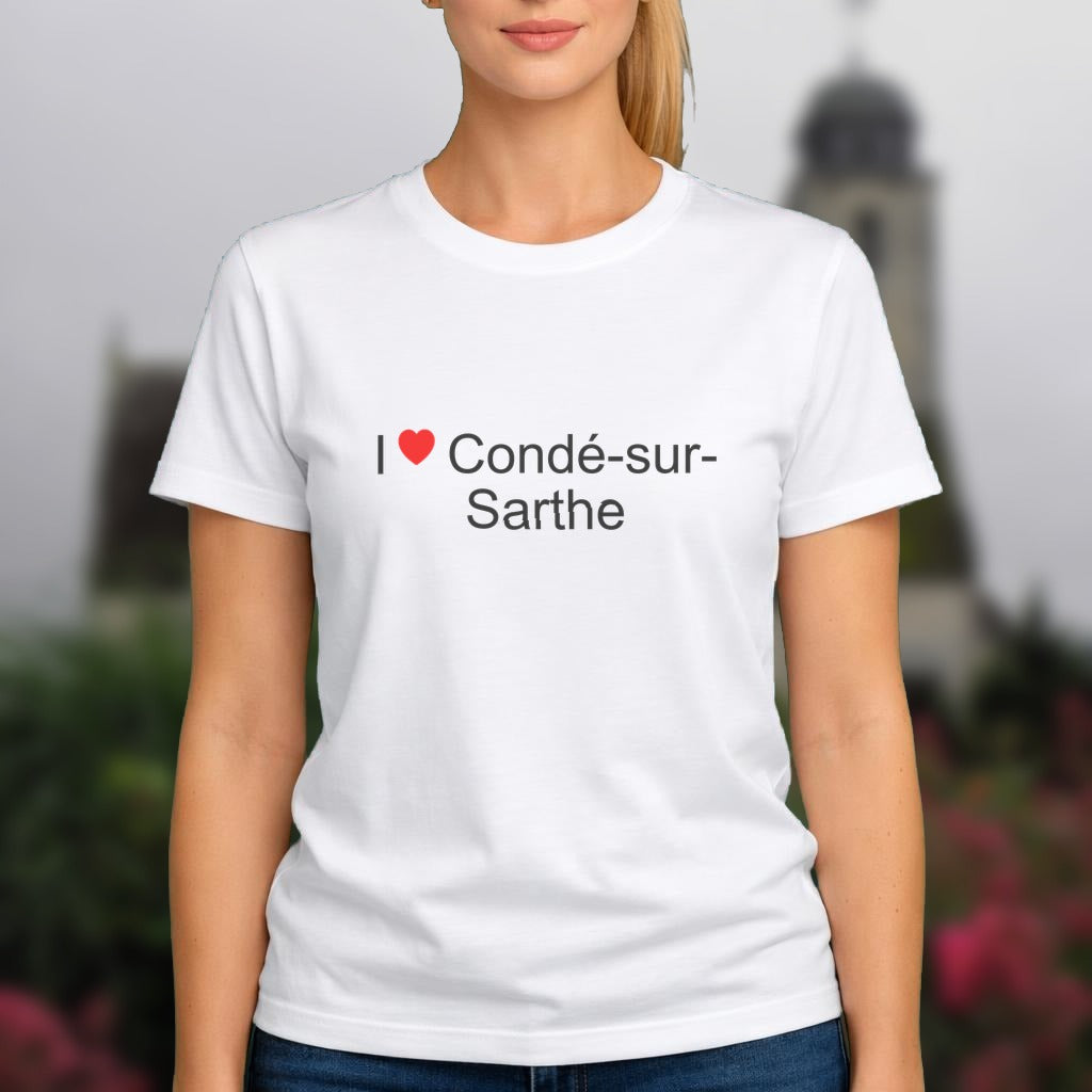 T-shirt I love condé-sur-sarthe