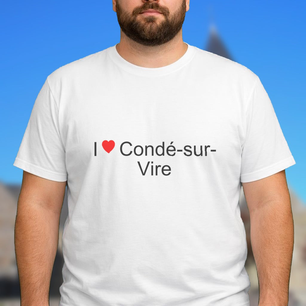 T-shirt I love condé-sur-vire