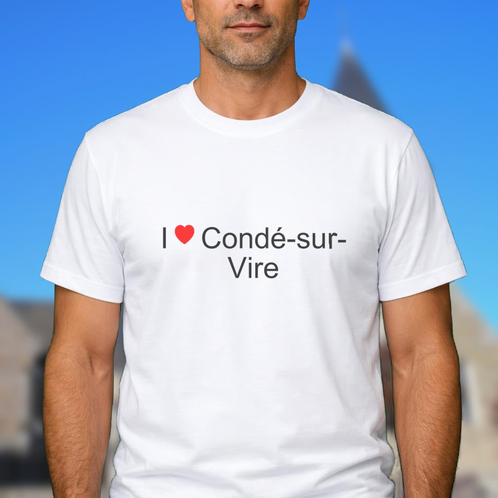 T-shirt I love condé-sur-vire
