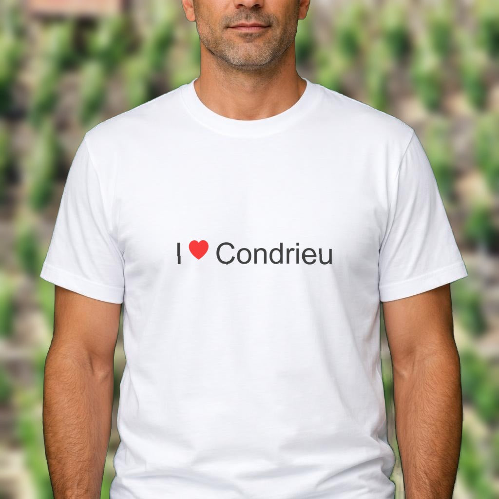 T-shirt I love condrieu