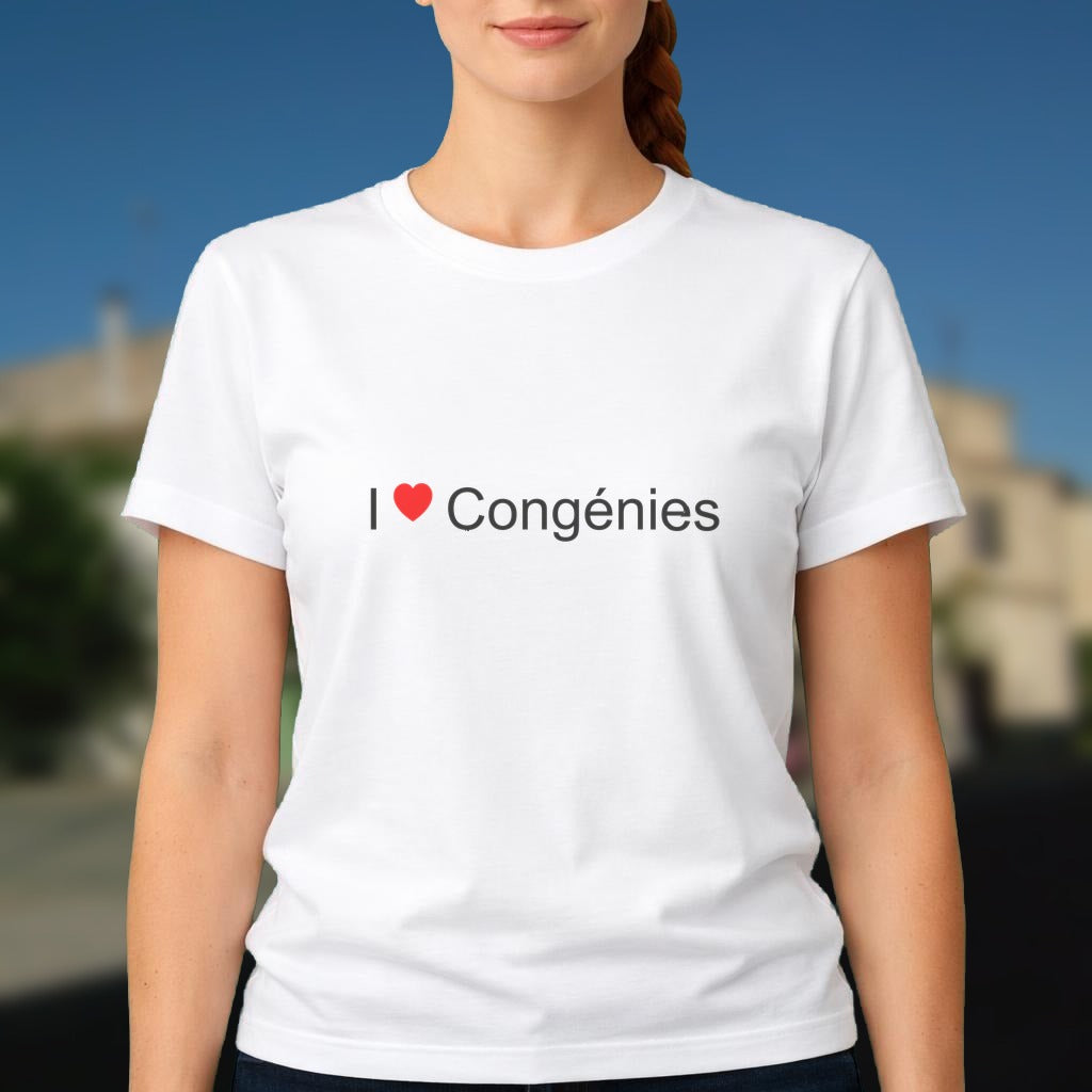 T-shirt I love congénies