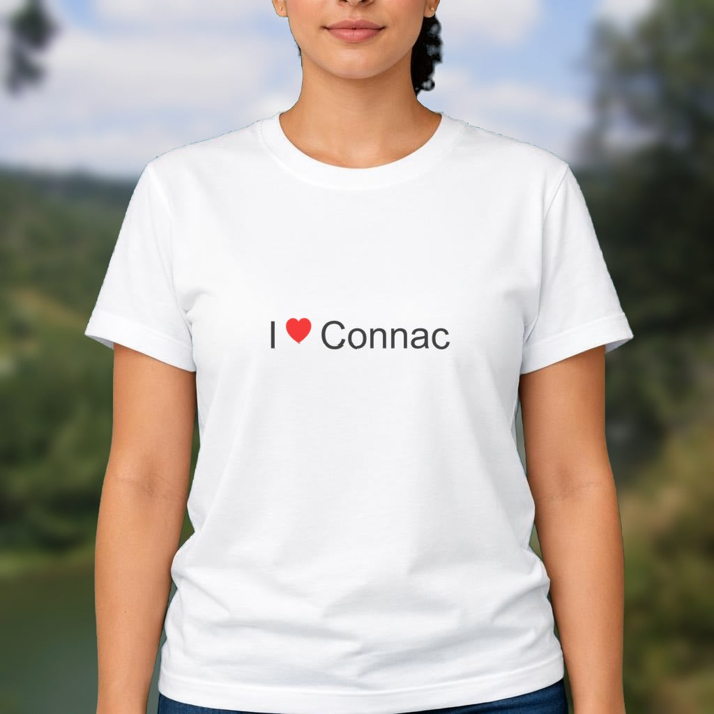 T-shirt I love connac