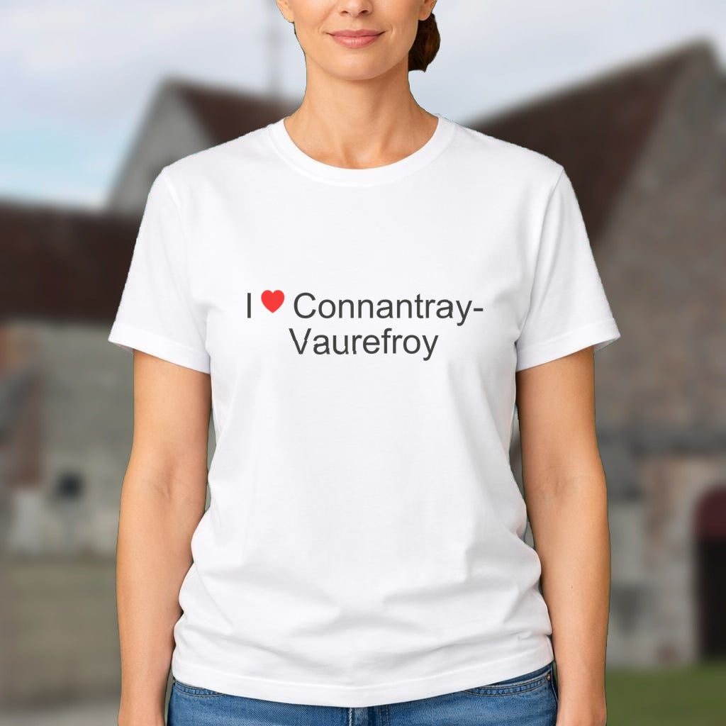 T-shirt I love connantray-vaurefroy