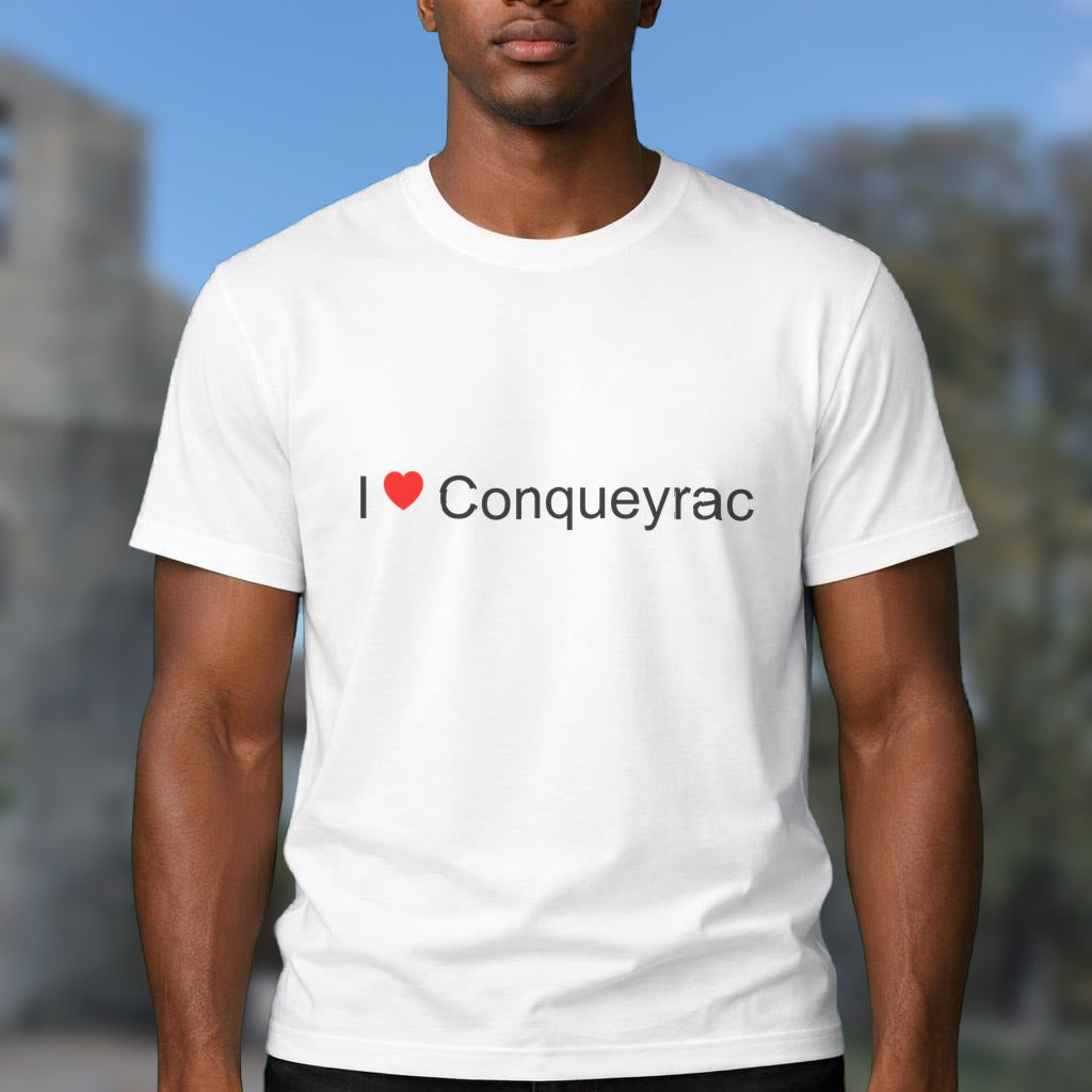 T-shirt I love conqueyrac