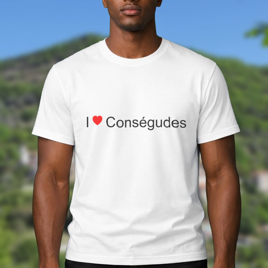 T-shirt I love conségudes