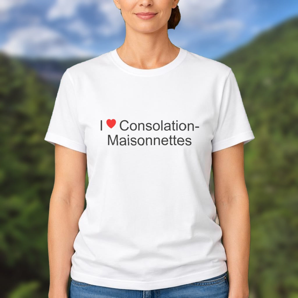 T-shirt I love consolation-maisonnettes