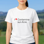 T-shirt I love contamine-sur-arve