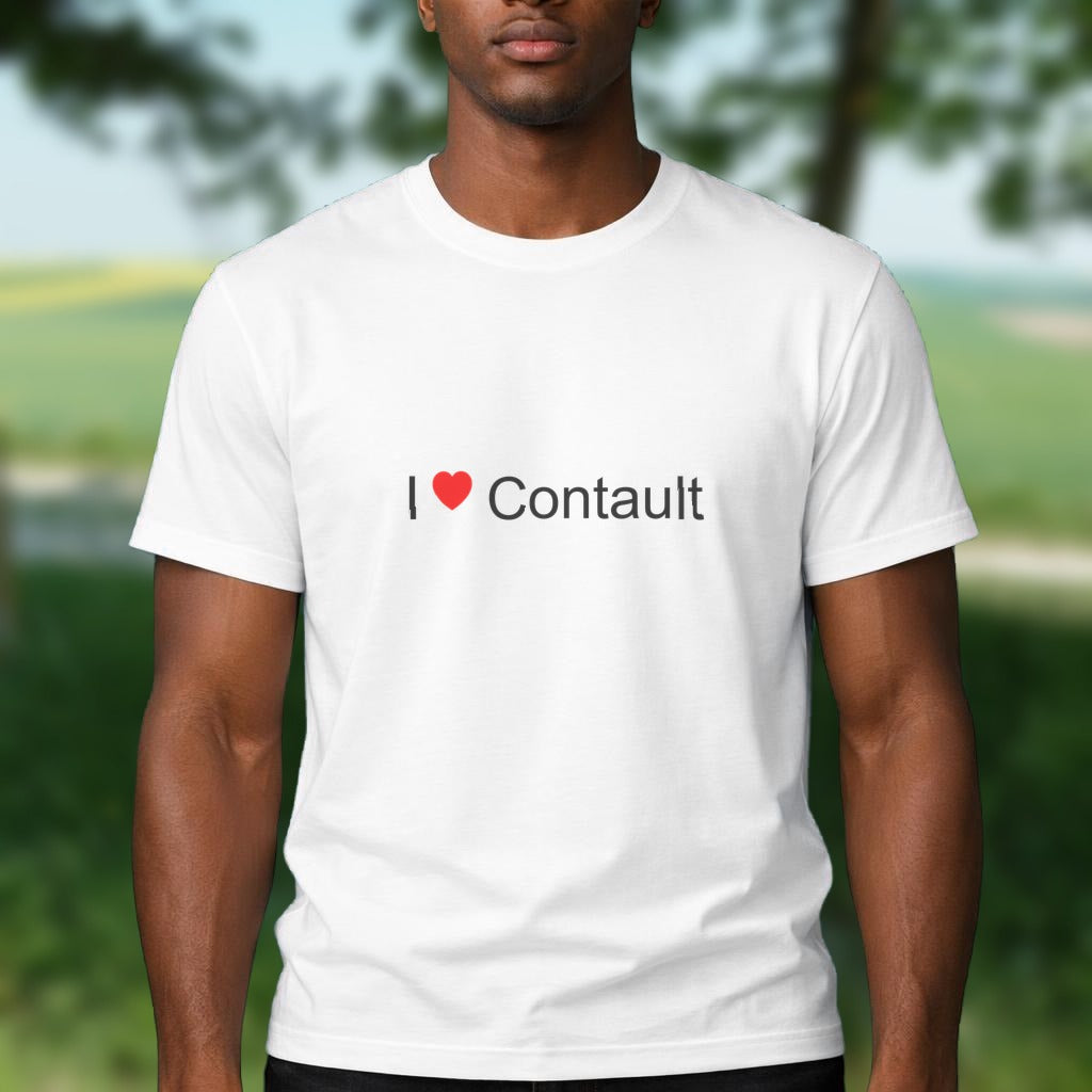 T-shirt I love contault