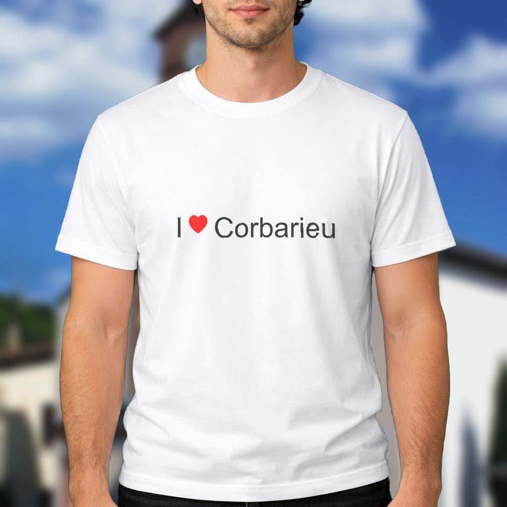 T-shirt I love corbarieu