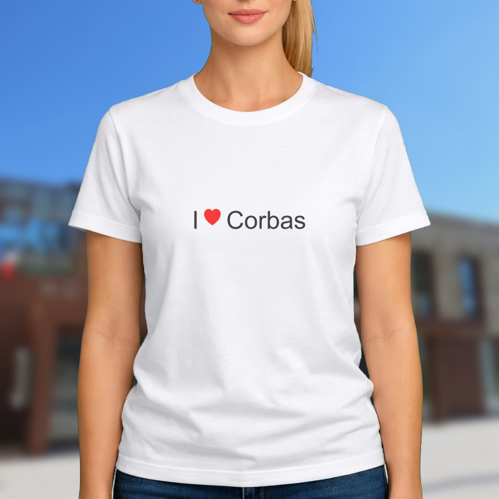 T-shirt I love corbas