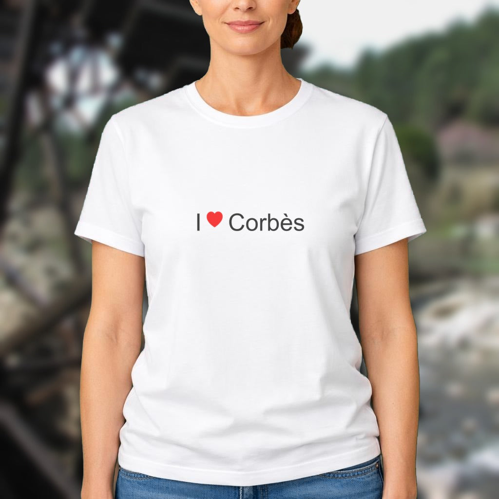 T-shirt I love corbès