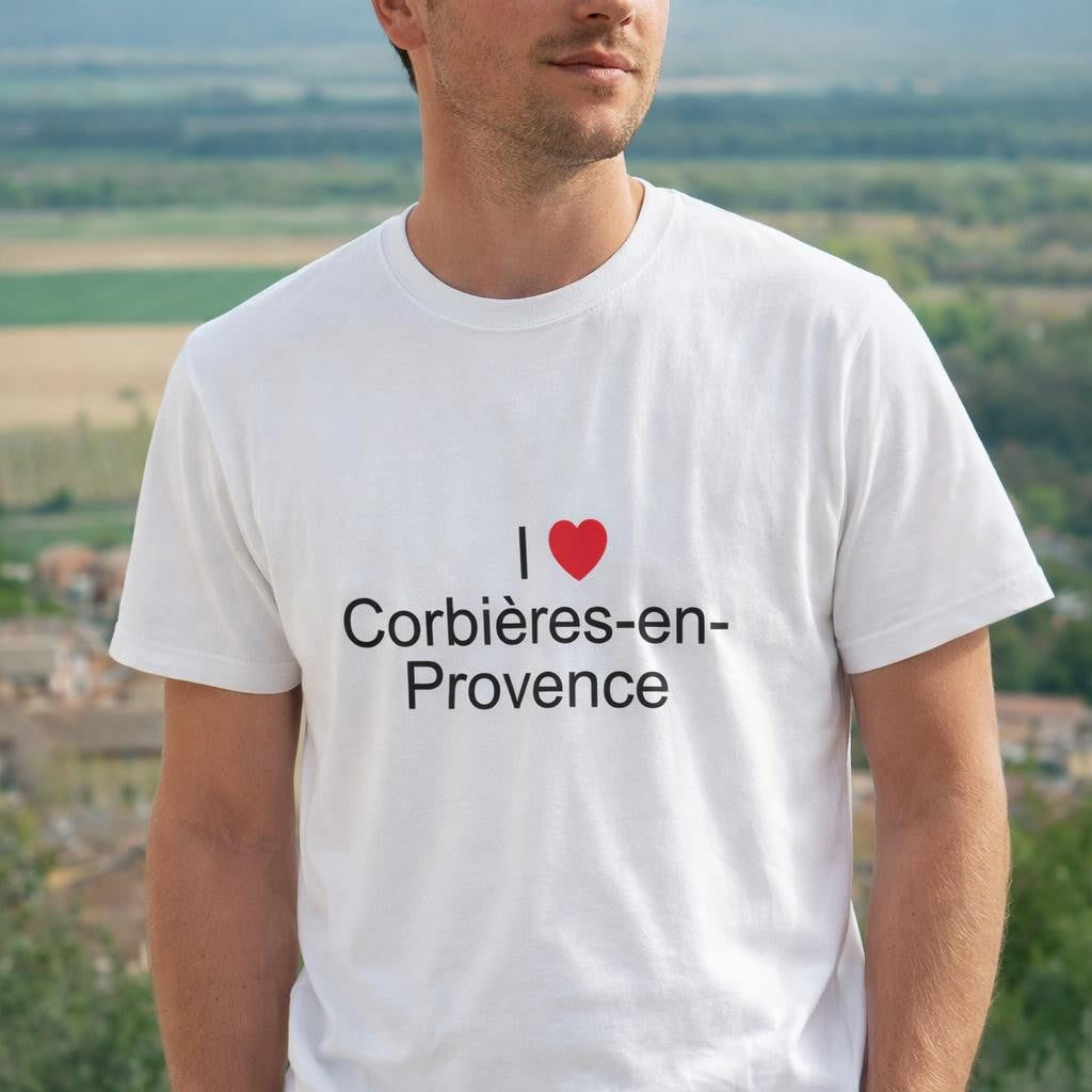 T-shirt I love corbières-en-provence