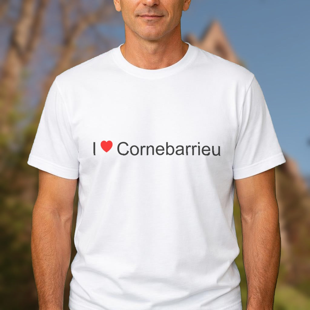T-shirt I love cornebarrieu