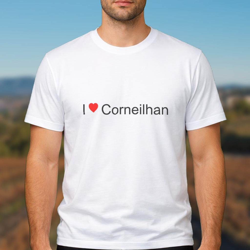 T-shirt I love corneilhan