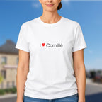 T-shirt I love cornillé